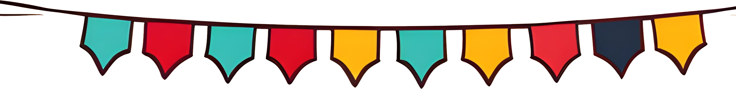 colorful toran design png download.webp